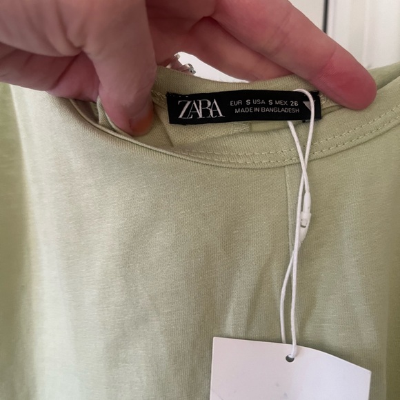 Zara Cotton Green Jogger Jumpsuit - Picture 3 of 5